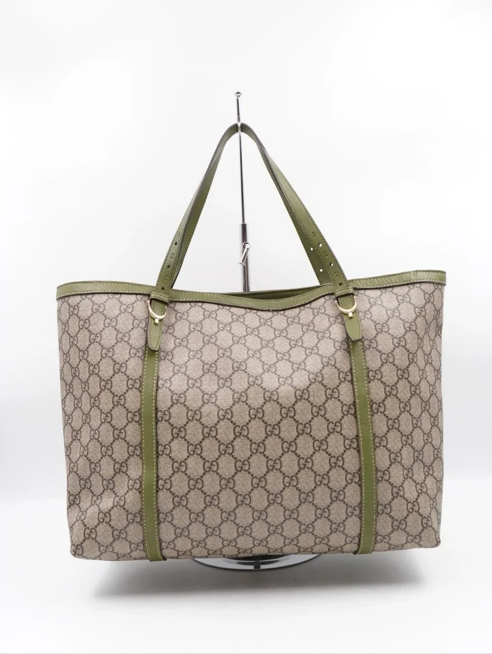 CN35 💟 GUCCI GG Supreme Monogram Nice Tote